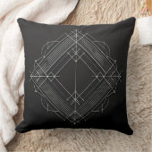 Geometric Filigree Diamond Kussen (Deken)