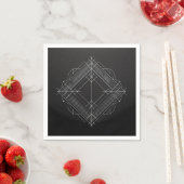 Geometric Filigree Diamond Servet (Insitu)