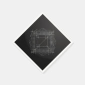 Geometric Filigree Diamond Servet (Hoek)