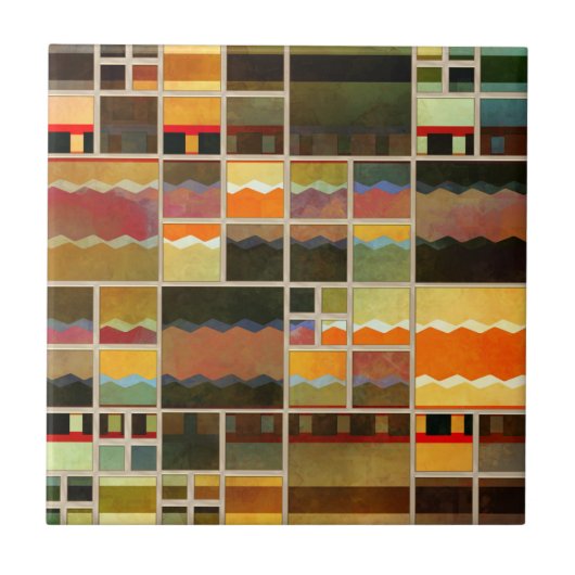 Geometric Fine Art Pattern Kitchen Bathroom Tegel Tegeltje (Voorkant)