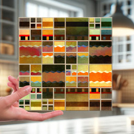 Geometric Fine Art Pattern Kitchen Bathroom Tegel Tegeltje