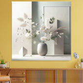 Geometric Floral Still Life Canvas Afdruk (Insitu (Woonkamer))