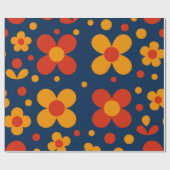 Geometric florals cadeaupapier (Vlak)