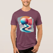 Geometric Flow – Abstract T-shirt (Voorkant)