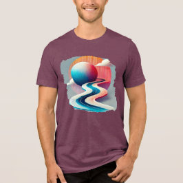 Geometric Flow – Abstract T-shirt