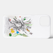 Geometric Flow iPhone Case – Uniek & Visionair (Achterkant (horizontaal))