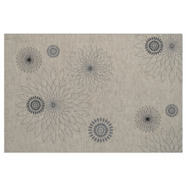 Geometric Flower〜ブラック_濃淡あり〜 Stof