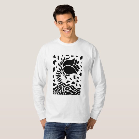 Geometric Flower T-shirt (Voorkant volledig)