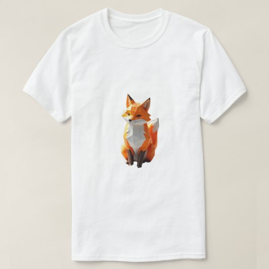 Geometric Fox T-shirt (Design voorkant)