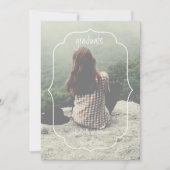 Geometric Frame Graduation Announcement Aankondiging (Voorkant)