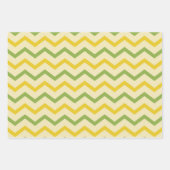 Geometric Fresh Yellow Lemon Style Inpakpapier Vel (Voorkant 3)