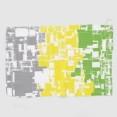 Geometric Funky Abstracte Lithromantische Pridevla Golfhanddoek (Horizontaal)