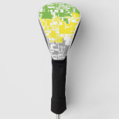 Geometric Funky Abstracte Lithromantische Pridevla Golfheadcover (Voorkant)