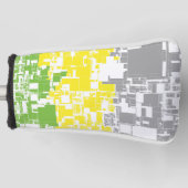 Geometric Funky Abstracte Lithromantische Pridevla Golfheadcover (Voorkant)