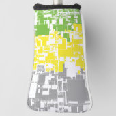 Geometric Funky Abstracte Lithromantische Pridevla Golfheadcover (Draai 90)