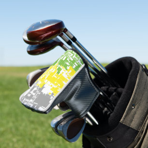 Geometric Funky Abstracte Lithromantische Pridevla Golfheadcover