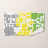 Geometric Funky Abstracte Lithromantische Pridevla Handdoek (Handdoek)