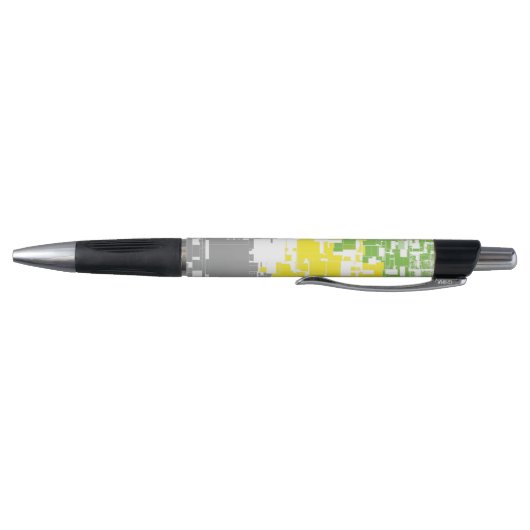 Geometric Funky Abstracte Lithromantische Pridevla Pen (Bodem)