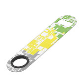 Geometric Funky Abstracte Lithromantische Pridevla Speed Flessenopener (Achterkant Gekanteld)