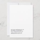 Geometric Glow Graduation Party Kaart (Achterkant)