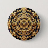 Geometric Gold design Button (Voorkant)