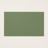 Geometric Gold Greenery Baby Name Suggestions Kaar Visitekaartje (Achterkant)