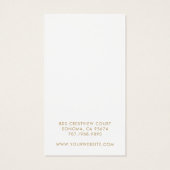 Geometric Gold Mandala Veroorring Display Kaart (Achterkant)