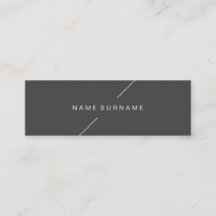 Geometric Gold Modern minimalistisch donkergrijs