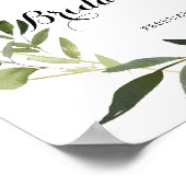 Geometric Gold Tropical Vrijgezellenfeest Welkom Poster (Hoek)