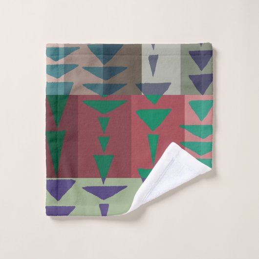  Geometric Graphic Motif Modern Trend  Bad Handdoek (Wasdoekje)