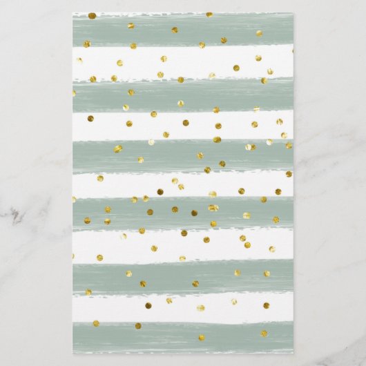 Geometric Greenery Baby in Bloom Wensen voor Baby (Achterkant)