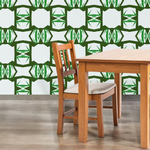 Geometric Greenery Behang