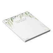 Geometric Greenery Notitieblok (Schuin)