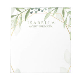 Geometric Greenery Notitieblok