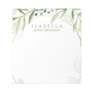 Geometric Greenery Notitieblok