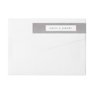 Geometric Grey Gold Gatsby Wedding