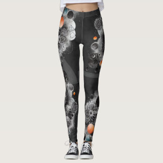 Geometric Grid Funk, gedrukte Leggings
