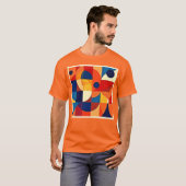 Geometric Harmony: Artful Design T-shirt (Voorkant volledig)