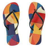 Geometric Harmony: Artful Design Teenslippers (Voetbed)