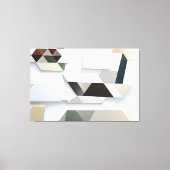 Geometric Harmony Canvas Afdruk (Voorkant)