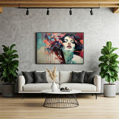 Geometric Harmony Canvas Afdruk