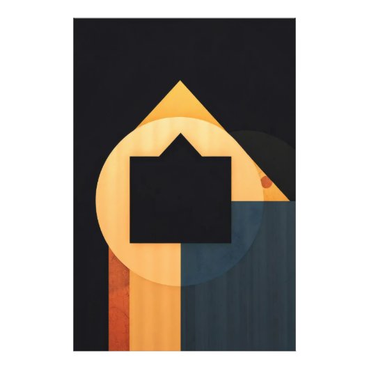 Geometric Harmony Foto Afdruk (Voorkant)