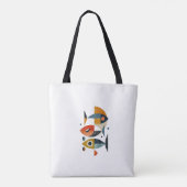 Geometric Harmony Tote Bag (Achterkant)