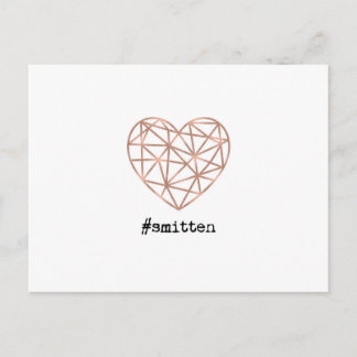 Geometric Heart Smiten Briefkaart