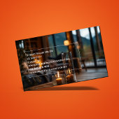 Geometric Hostel Foto Zwarte kamer asymmetrisch Visitekaartje