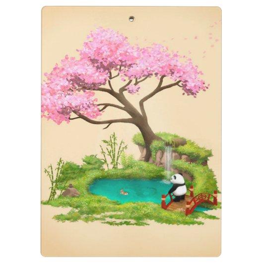 Geometric Husky Canvas Klembord (Achterkant)