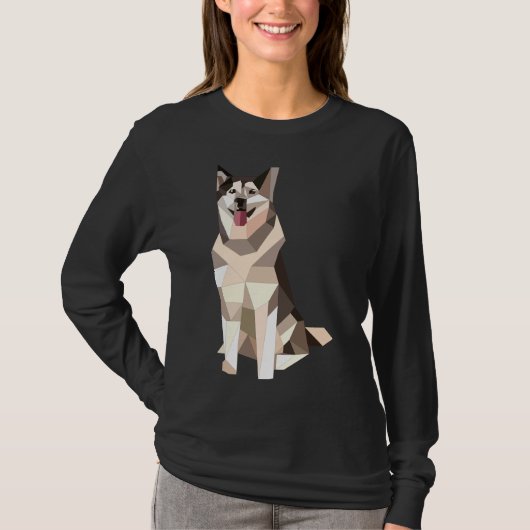 Geometric Husky T-shirt (Voorkant)