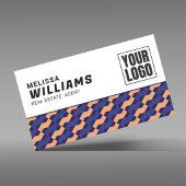 Geometric Interlocking Pattern Real Estate Visitekaartje