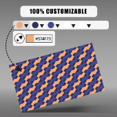 Geometric Interlocking Pattern Vertical Visitekaartje