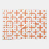 Geometric Kitchen Towel \ Celosia Oranje Theedoek (Horizontaal)